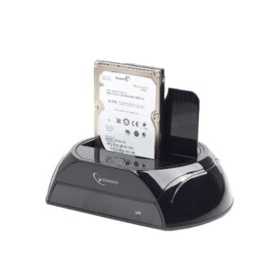 Gembird HD32-U3S-2 Station d'accueil de disques de stockage Noir
