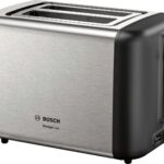 Bosch TAT3P420 grille-pain 2 part(s) 970 W Noir, Acier inoxydable