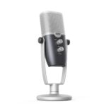 AKG Ara - microphone à condensateur professionnel USB, bleu-argenté