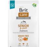 BRIT Care Senior&Light Salmon - aliments secs pour chiens - 3 kg
