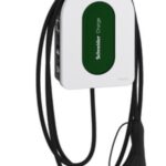 Schneider Electric EVH5A11N2C5 borne de chargement de véhicules électriques Vert, Blanc Mur 1