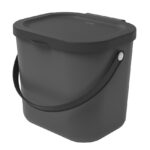 ROTHO Albula Anthracite - conteneur de tri des déchets - 6l