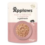 APPLAWS Tuna fillet with salmon in jelly - nourriture humide pour chat - 70g
