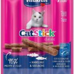 VITAKRAFT CatStick Classic Cod and saithe - Friandise pour chat - 18g