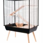 Zolux cage Neo Cosy pour grands rongeurs H80, noir
