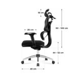 Fauteuil de bureau MA-Manager 4.9 Noir
