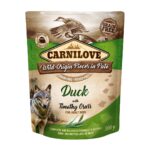 CARNILOVE Dog Pouch Duck & timothy grass - nourriture humide pour chien - 300g