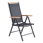 Chaise de jardin 2pc. IZZY noir