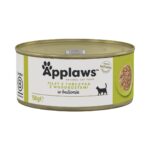 APPLAWS Tuna fillet with seaweed in broth - nourriture humide pour chat - 156g