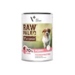 RAW PALEO Puppy Monoprotein Porc - nourriture humide pour chiots - 400 g