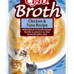 INABA Ciao Broth Chicken & Tuna - Friandise pour chat - 40g
