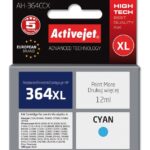 Activejet Encre AH-364CCX (remplacement HP 364XL CB323EE ; Premium ; 12 ml ; bleu)