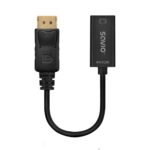 Adaptateur Savio DisplayPort (M) v1.2 - HDMI A (F) v1.4, 4K, AK-62