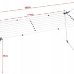 Sèche-linge PROMIS MONZA, extensible + 2 grandes ailes