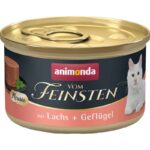 ANIMONDA Vom Feinsten Mousse Salmon and poultry - nourriture humide pour chat - 85g