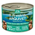 ARQUIVET Fresh Duck Mini Meatballs - aliments humides pour chiens - 200g
