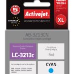 Activejet AB-3213CN encre d'imprimante pour Brother, Brother LC3213C remplacement; Suprême; 7 ml; bleu
