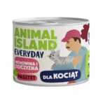 ANIMAL ISLAND Everyday Beef and game for kittens - nourriture humide pour chat - 185g