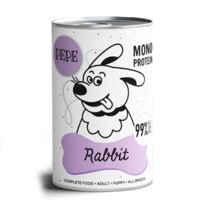 PAKA ZWIERZAKA Pepe Rabbit - nourriture humide pour chien - 400g