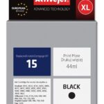 Activejet Encre AH-15N (remplacement HP 15 C6615N; Suprême; 44 ml; noir)