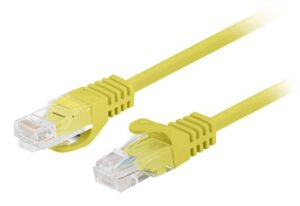 Lanberg PCU6-20CC-0300-Y câble de réseau Jaune 3 m Cat6 U/UTP (UTP) 10-PACK