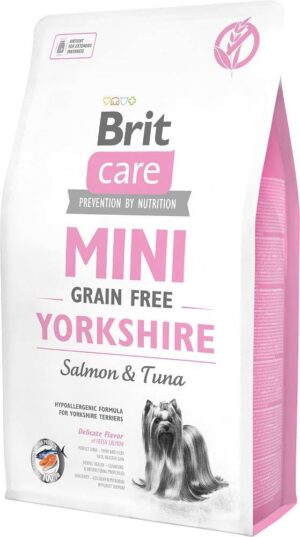 BRIT Care Mini Yorkshire Grain Free Salmon with tuna - aliments secs pour chiens - 2 kg