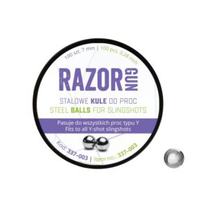 Balles de fronde RazorGun 7 mm 100 pcs. (337-003)