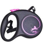 Flexi Black Design S 5 m Jaune Chien Laisse avec enrouleur