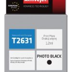 Activejet Encre AE-2631N (remplacement Epson 26 T2631; Suprême; 12 ml; noir)