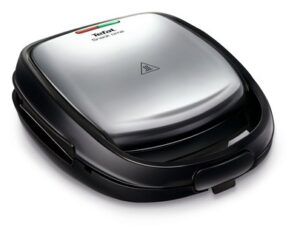 Tefal SW341D12 gaufrier et appareil à croque-monsieur 700 W Noir, Acier inoxydable