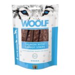 WOOLF Salmon with carrot strips - friandise pour chien - 100g