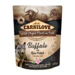CARNILOVE Dog Pouch Wild Buffalo & Rose petals - nourriture humide pour chien - 300g