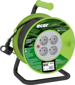 Câble d'extension rétractable Acar PZ-4Z/OTM H05VV-F 3G1.0 20M