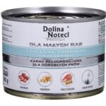 DOLINA NOTECI Premium avec veau, tomates et pâtes - aliments humides pour chiens adultes de petite taille - 185g