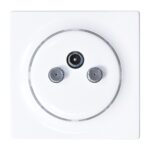 Fibaro Walli N prise de courant R/TV+SAT Blanc