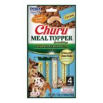 INABA Churu Meal Topper Chicken with cheese - friandise pour chien - 4 x 14g