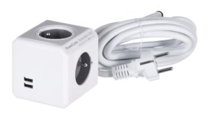Allocacoc PowerCube Extended USB E(FR), 3m multiprise 4 sortie(s) CA