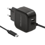 Qoltec 50190 Chargeur 17W | 5V | 3.4A | USB + USB type C