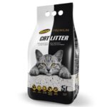 HILTON Bentonite avec charbon actif Blanc - litière pour chat - 5 l
