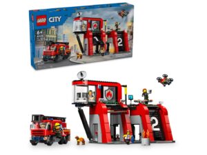 LEGO CITY 60414 CASERNE DE POMPIERS AVEC CAMION DE POMPIERS