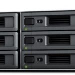 Synology RackStation RS2423+ serveur de stockage NAS Rack (2 U) Ryzen Embedded V1780B 8 Go DDR4 0 To DiskStation Manager Noir, Gris