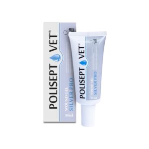 JM SANTE Polisept Vet Wound gel Silver Pro - pansement en gel pour chiens et chats – 30 ml