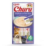 INABA Churu Tuna with clam flavour - Friandise pour chat - 4x14 g