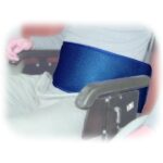 Ceinture stabilisatrice pour fauteuil roulant Secuback avec fixation abdominale (type 1)