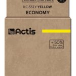 Actis Encre KC-551Y (remplacement de l'encre Canon CLI-551Y ; Standard ; 12 ml ; jaune)