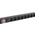 LANBERG POWER STRIP RACK PDU 19 (1U, 16A, 7X Shuko, 2m)