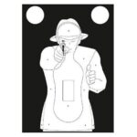 Cibles de tir à la silhouette TS-9 Français - lot de 50