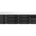 QNAP TS-864EU-RP-8G serveur de stockage NAS Rack (2 U) Ethernet/LAN Noir
