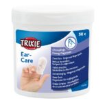 TRIXIE Ear-Care Lingettes pour les oreilles - 50 pièces.