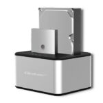 Qoltec 50316 2x station d'accueil HDD / SSD | 2.5 "/3.5" SATA | USB 3.0 | Clonage